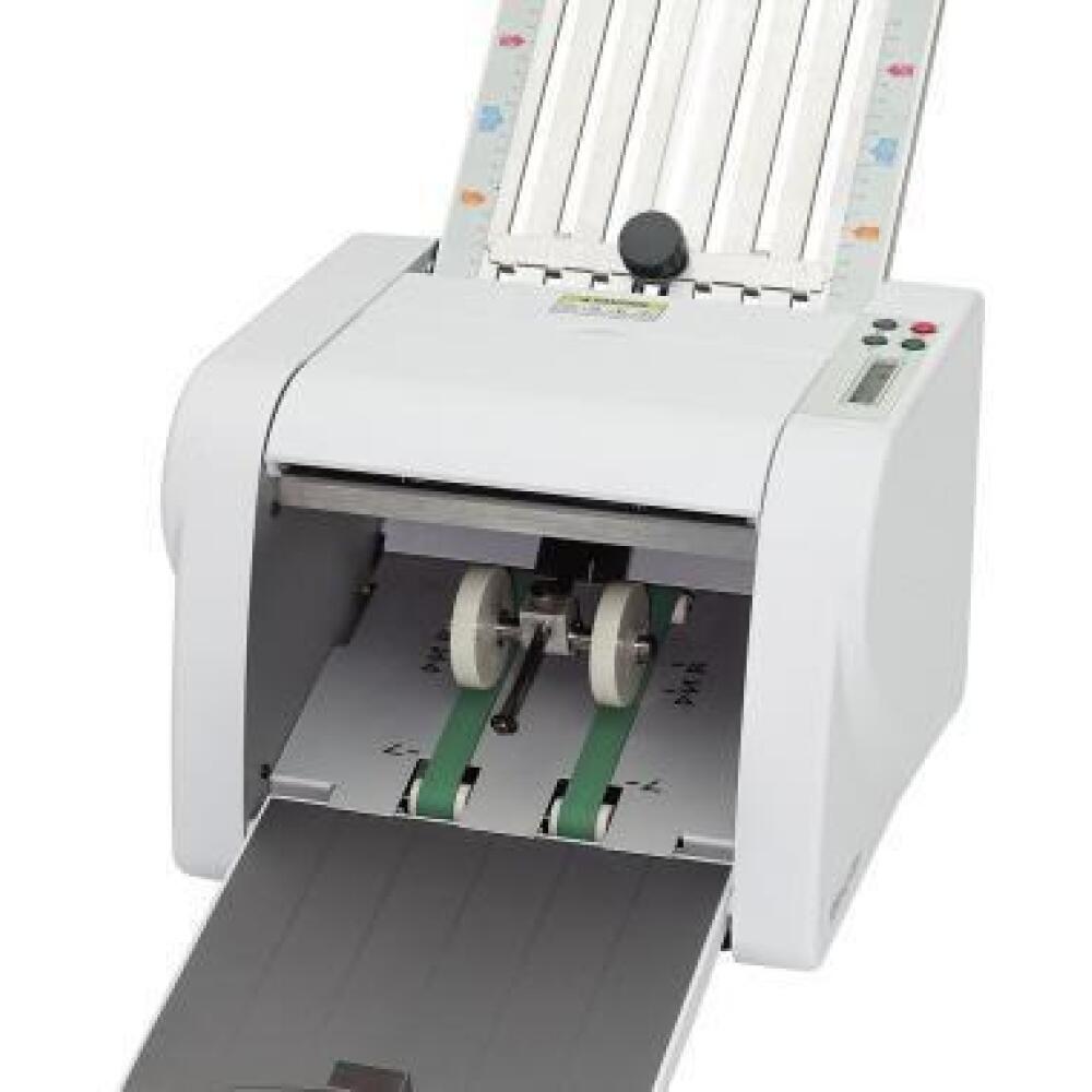 IDEAL Falzmaschine 8306, 4 Falzarten, 115 Bl./Min., LCD-Display, kompakt, hellgrau