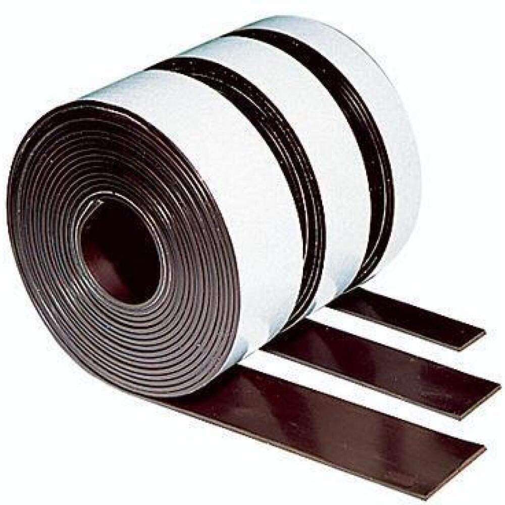 Legamaster Magnetband 3m, selbstklebend, braun, 25mm oder 19mm, macht Gegenst&auml;nde magnetisch