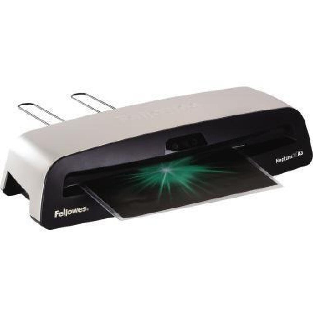 Fellowes Laminierger&auml;t Neptune 3 A3, silber/schwarz, Hei&szlig;-/Kaltlaminierung, AutoSense, 1-Touch