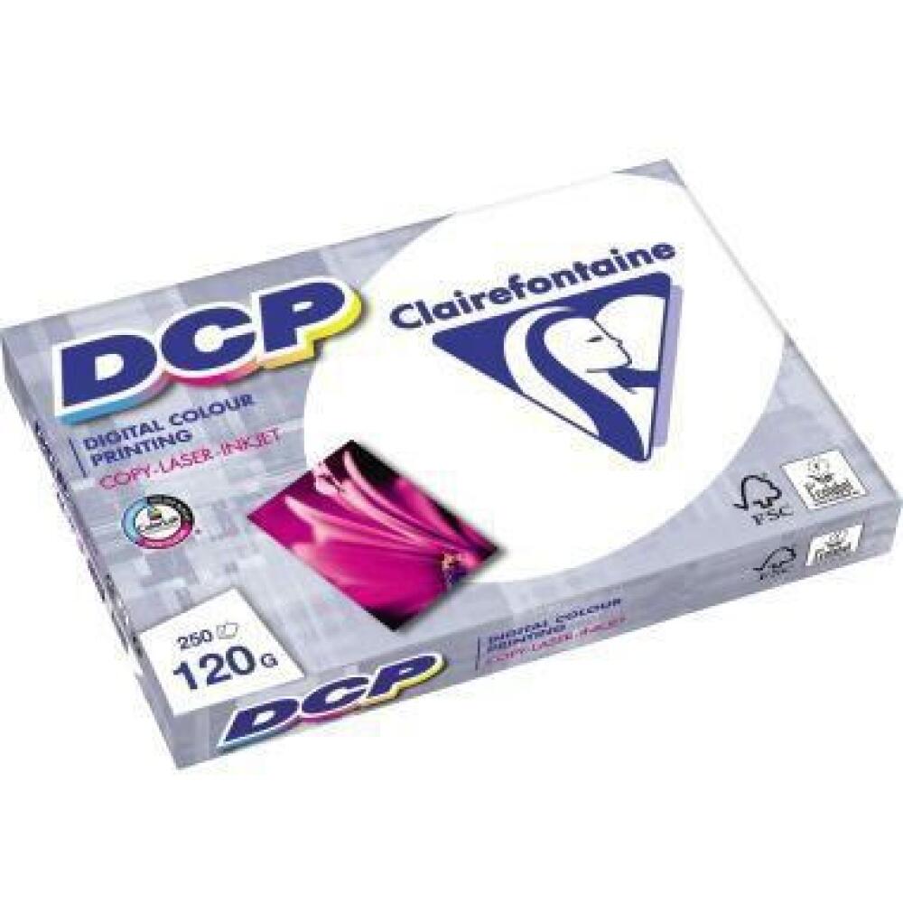 Clairefontaine Farblaserpapier DCP 1844C oder 1842C DIN A4 250 Bl./Pack, hochweiß, 120g oder 160g