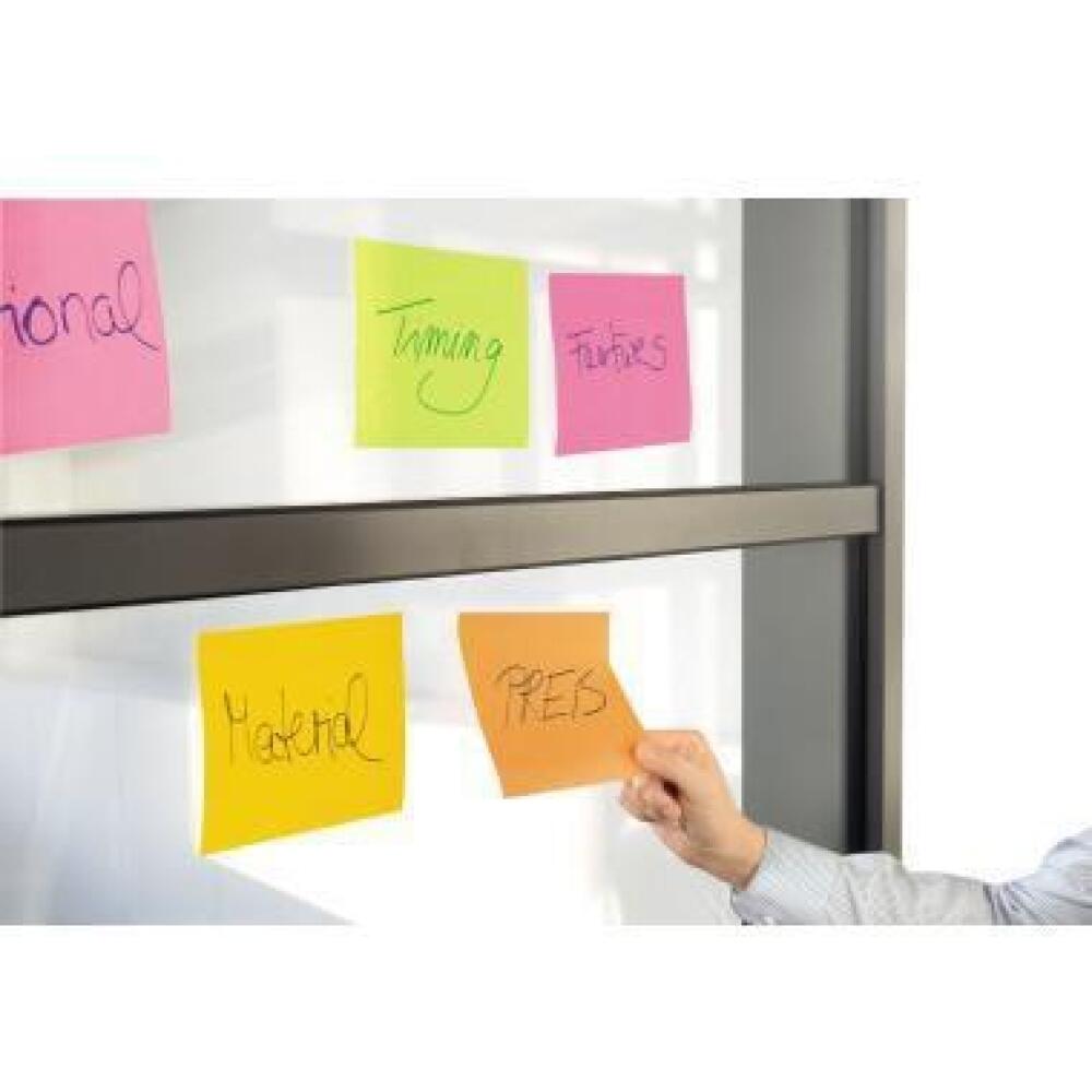 Post-it Super Sticky Meeting Notes 4St, 152x101mm oder 203x152mm, haftet auf allen Oberfl&auml;chen