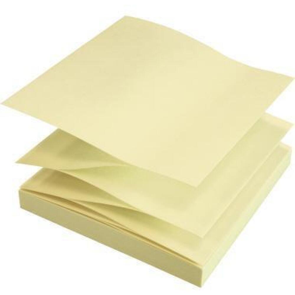 Soennecken Haftnotiz Z-Notes 75x75mm, 100 Bl./Block, gelb oder farbig sortiert, 12 Stk