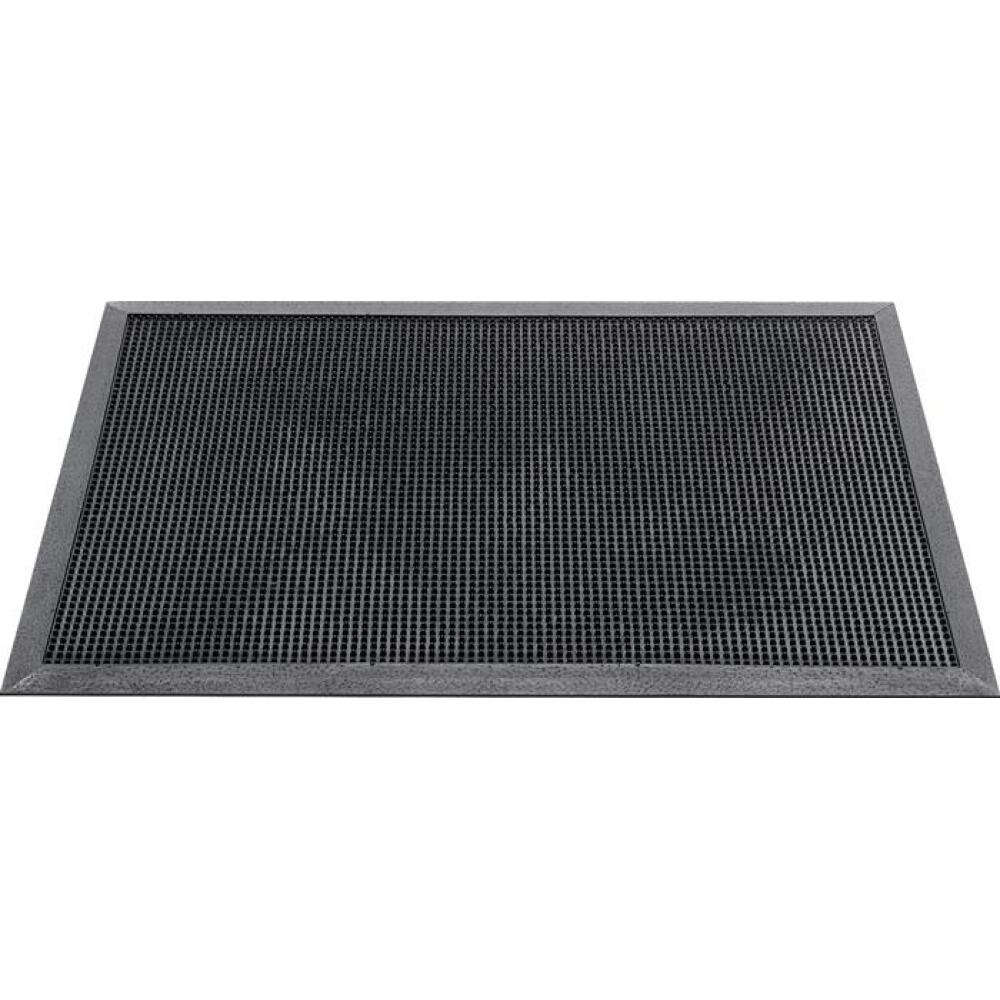 Fu&szlig;matte schwarz 700x460mm oder 1000x600mm, Gummimatte genoppt, f&uuml;r Au&szlig;enbereich