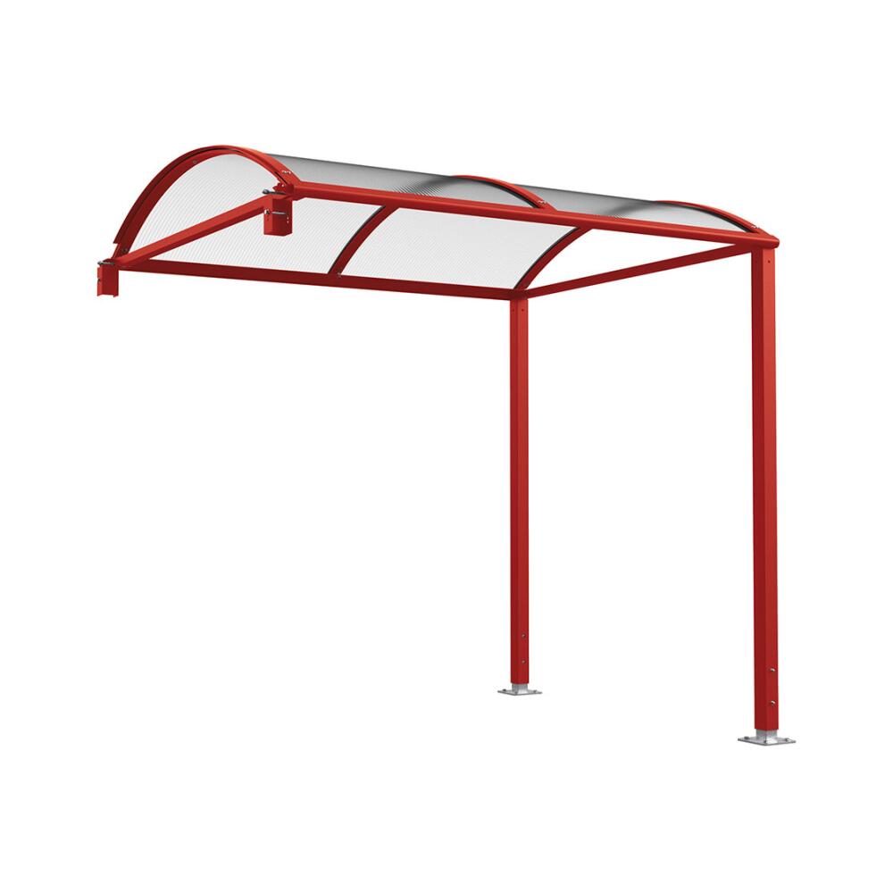 PROCITY&reg; Fahrrad&uuml;berdachung Vierkantrohr M Anbaueinheit