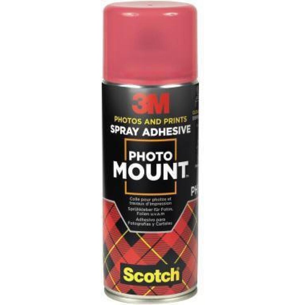 3M Spr&uuml;hkleber PhotoMount 50777, 400ml, f&uuml;r Fotos, Poster, Plakate, hoch haftend, UV-best&auml;ndig