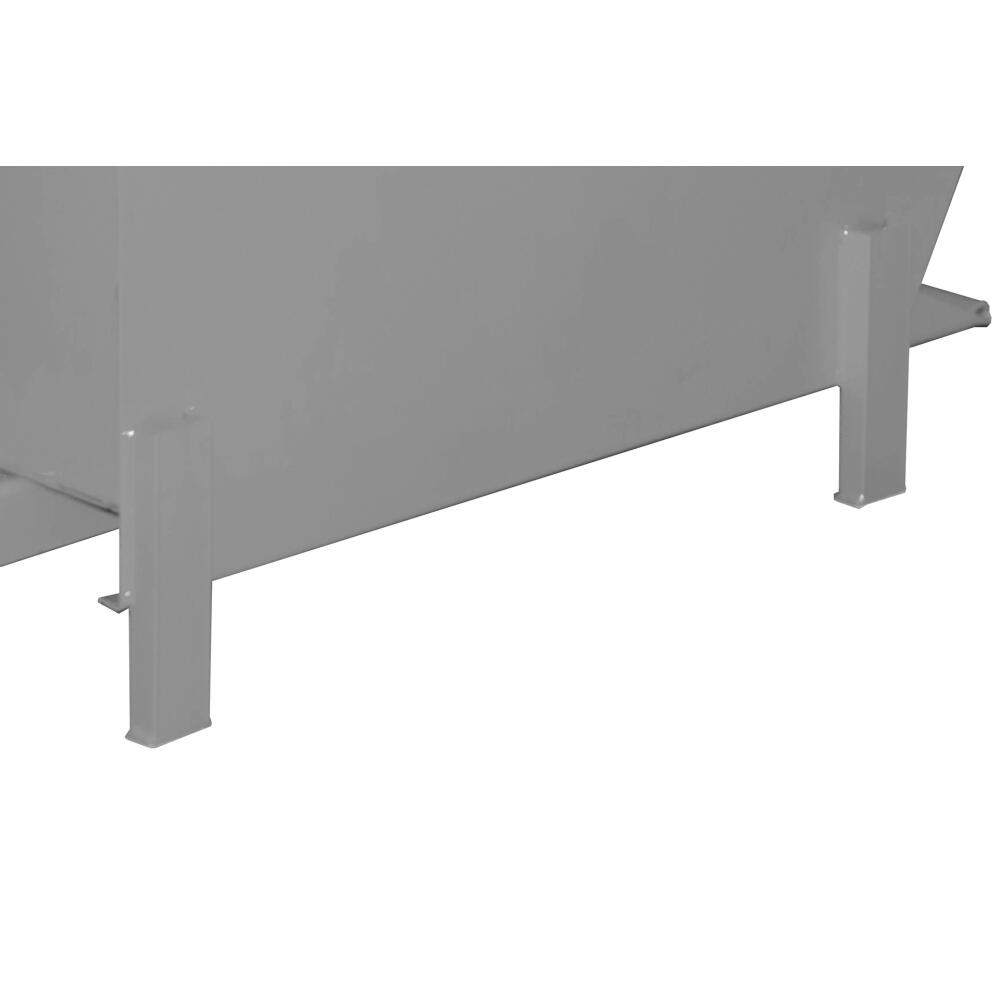 St&uuml;tzf&uuml;&szlig;e f&uuml;r Kippbeh&auml;lter, Unterfahrh&ouml;he 100 mm