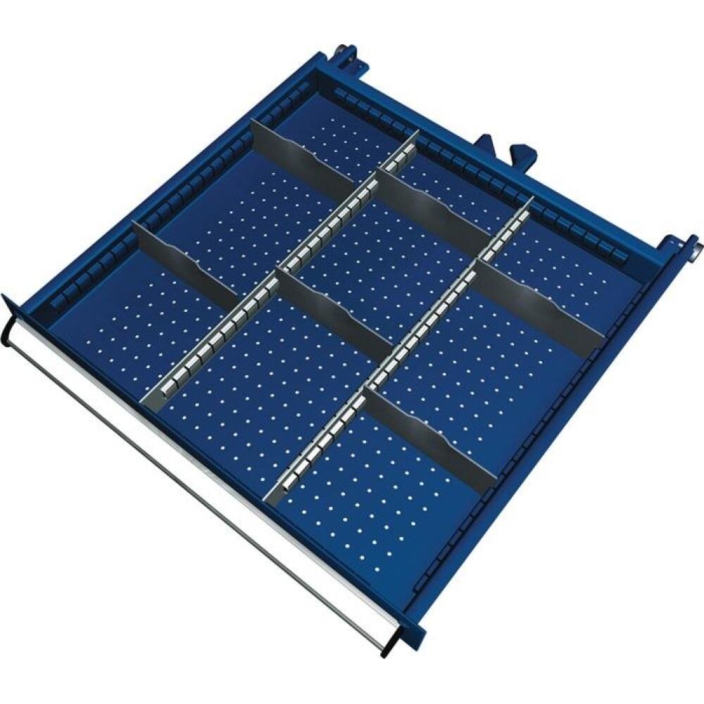 Schubladenunterteilung 2 L&auml;ngs-/6 Querteiler, f&uuml;r Innenma&szlig;e B 459 mm, H 75-175 mm, KLW-LUTZ