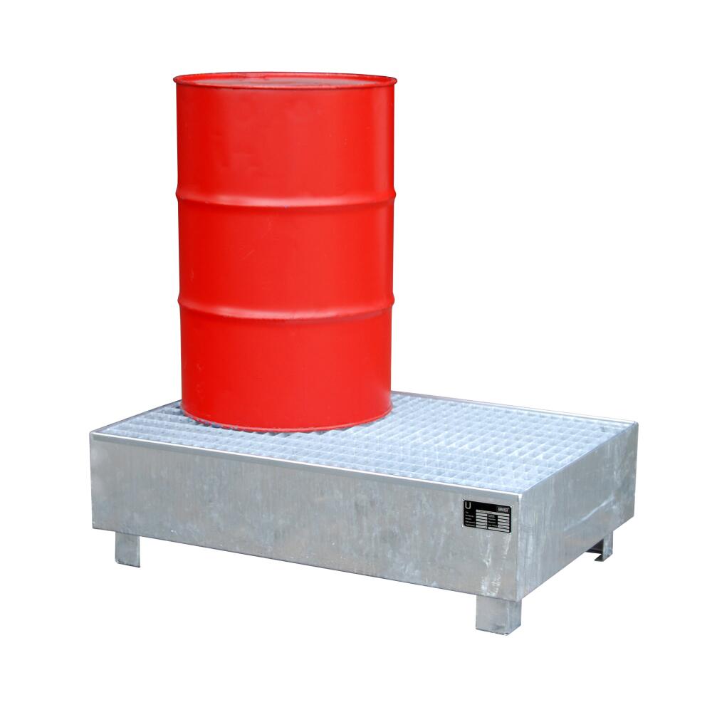 Auffangwanne WM, 3mm Stahlblech, f&uuml;r 200l-F&auml;sser