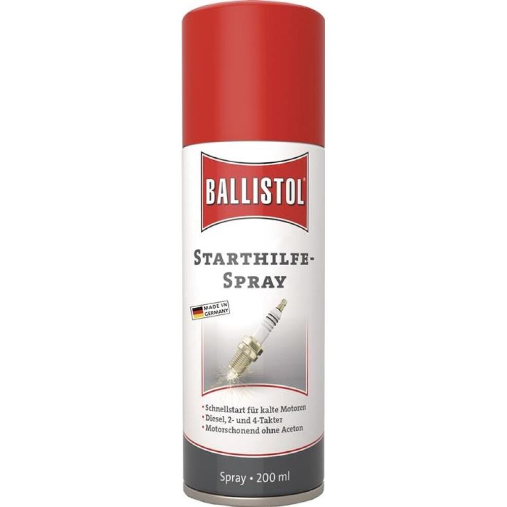 BALLISTOL Starthilfespray 200 ml, f&uuml;r 2- und 4-Taktmotoren, motorschonend, PTFE- und silikonfrei