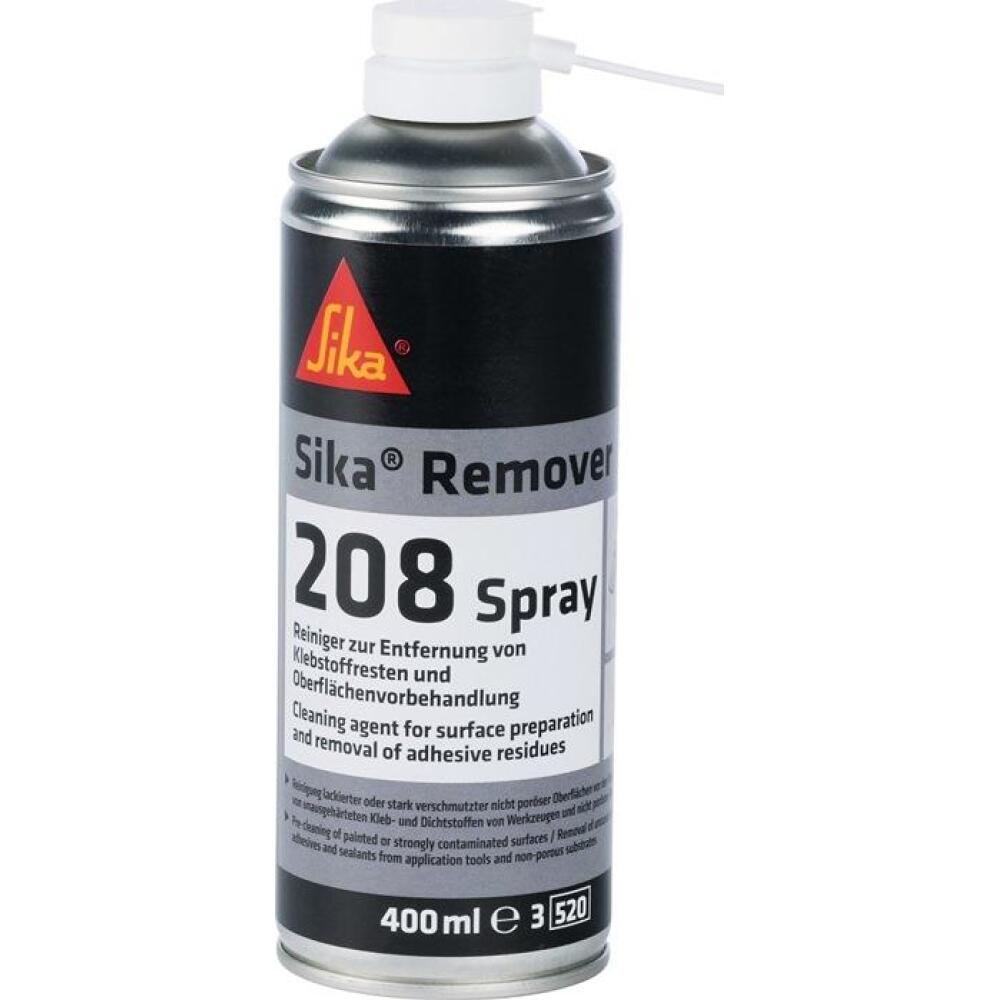 SIKA Remover-208 400ml Spray, Vorreiniger f&uuml;r Dichtstoffe, Klebstoffentferner, farblos