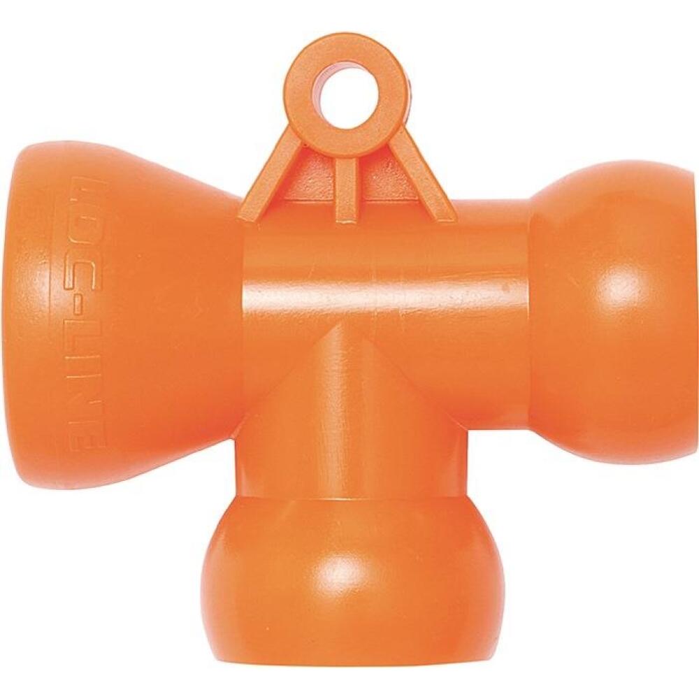 Loc-Line T-Verbindung 1/2 Zoll, 2 St&uuml;ck, Doppelmuffen, 12,7 mm, Einzel- und Erg&auml;nzungsteile