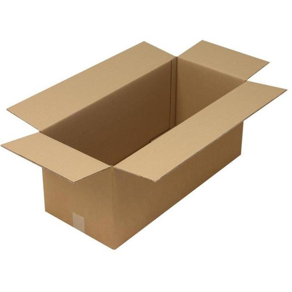 Faltkarton 2-wellig braun TRANSPAK, Ma&szlig;e 700x300mm bis 800x600mm, Traglast bis 50kg, bedruckbar