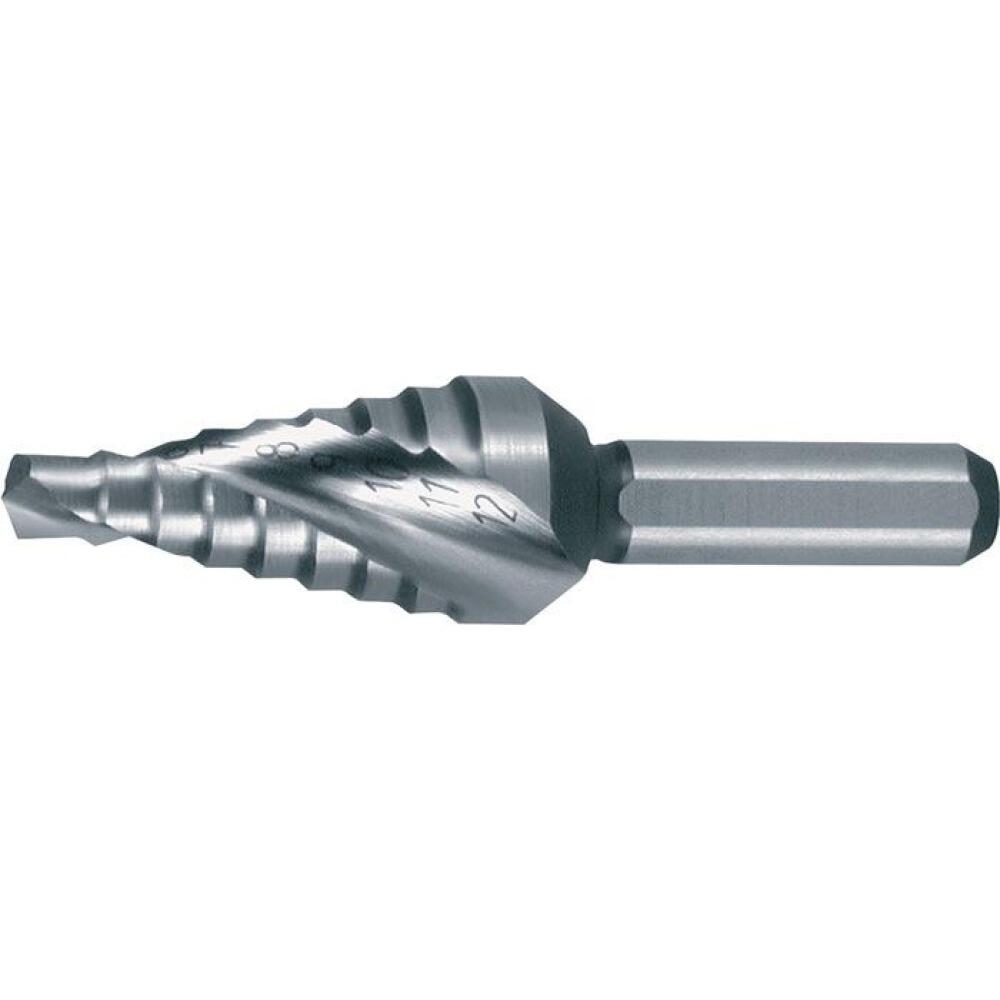 RUKO Stufenbohrer HSS 4-12mm, 4-20mm, 4-30mm, spiralgenutet, 2 Schneiden, 9-14 Stufen