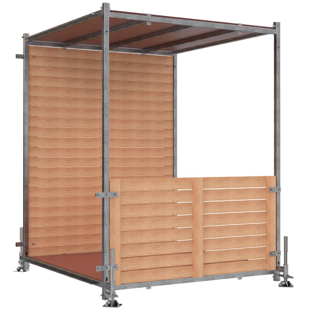 Fu&szlig;g&auml;ngertunnel Anfangs- und End-Element