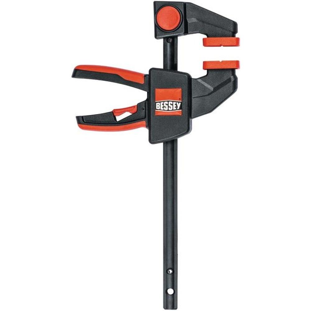 BESSEY Einhandzwingen, Spannweite 150-600mm, Spreizweite 125-790mm, ergonomischer Griff, 2.700 N