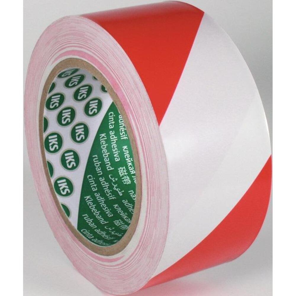 Bodenmarkierungsband F33 PVC rot/wei&szlig; oder schwarz/gelb, 33m x 50mm, f&uuml;r Innenmarkierungen
