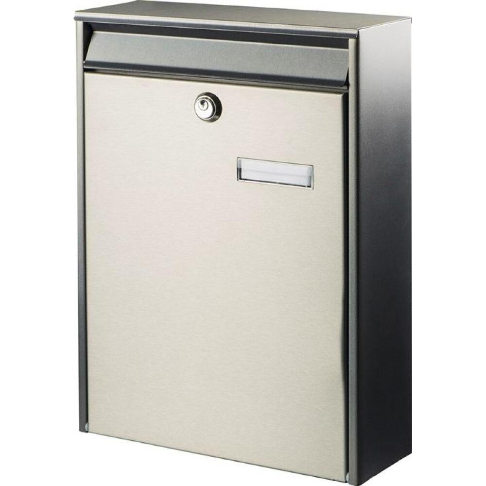 Briefkasten Berlin 3777 NI oder Set 37770 NI, Edelstahl, DIN C4, hochwertiges Zylinderschloss