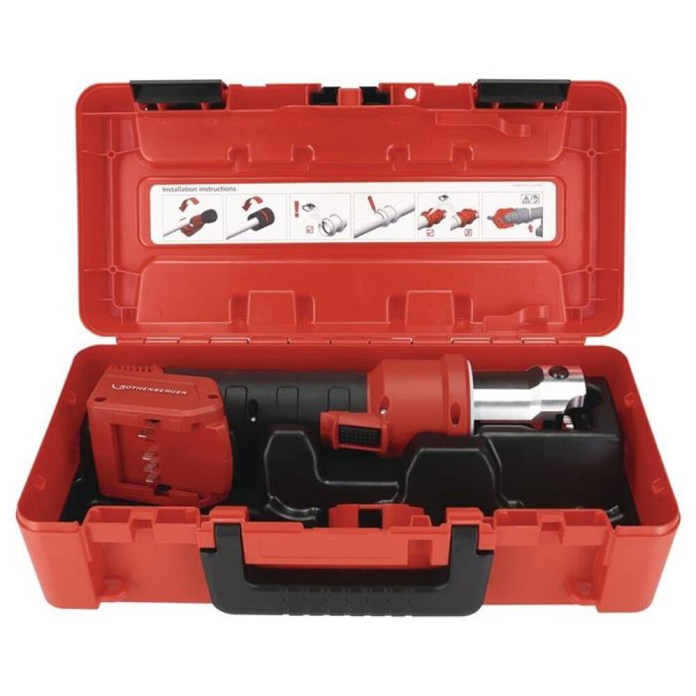 Akkupressmaschine ROMAX NANO iJaw 32 kN, 0-108mm, Hybrid, Smart Connectivity, leicht und kompakt