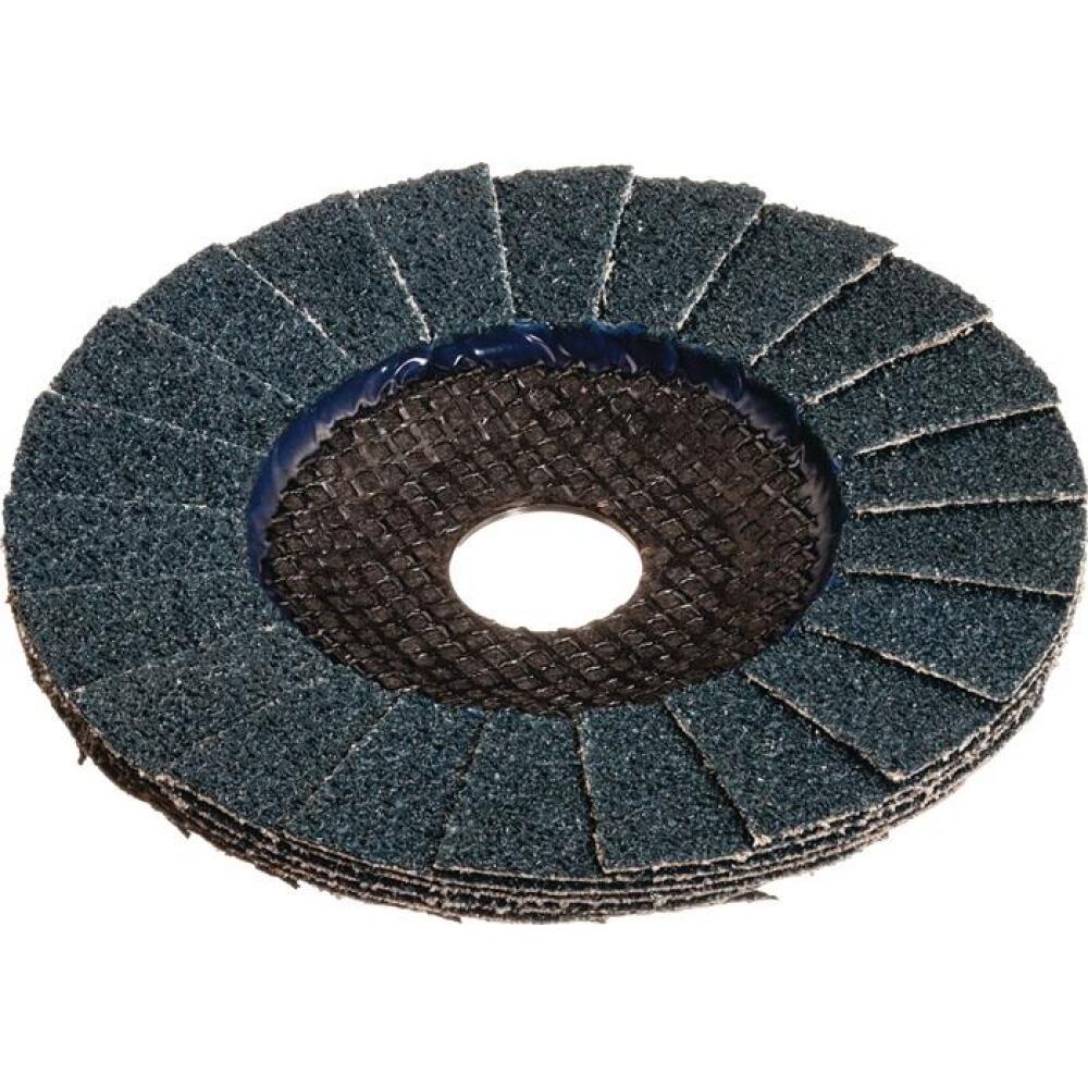 F&auml;cherscheibe V2 POWER 125mm K.40 flach, Zirkonkorund, f&uuml;r Stahl, Edelstahl, 10 Stk, LUKAS