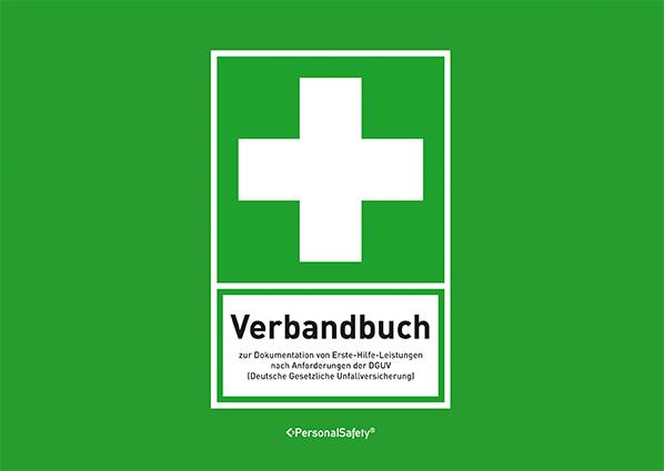 Verbandbuch mit vorgedruckten Spalten, DIN A5 oder DIN A4 - Modellbeispiel: Verbandbuch DIN A5 (Art.