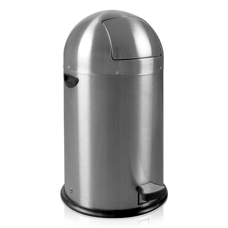 Abfallbehälter -Kickcan- EKO, 33 Liter aus Edelstahl, feuerfest