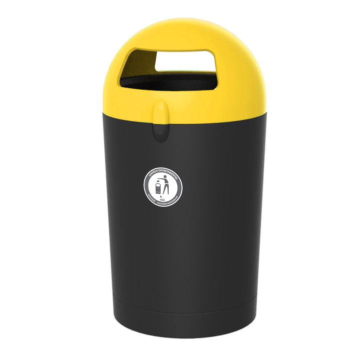 Abfallbehälter -Metro Dome- 100 Liter aus Kunststoff