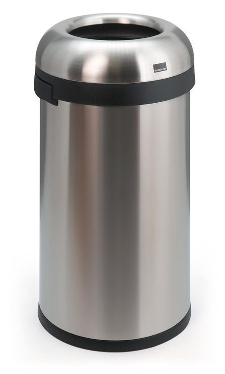 Abfallbehälter -Open Top- Simplehuman, 60 Liter aus Edelstahl