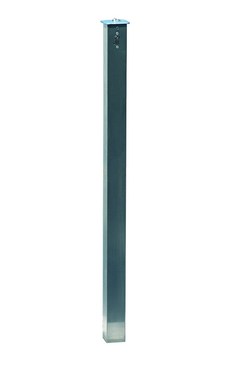 Absperrpfosten -Acero Flachkopf-, 70 x 70 mm aus Edelstahl, vollversenkbar