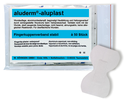 Fingerkuppenverbände -aluderm®-aluplast-
