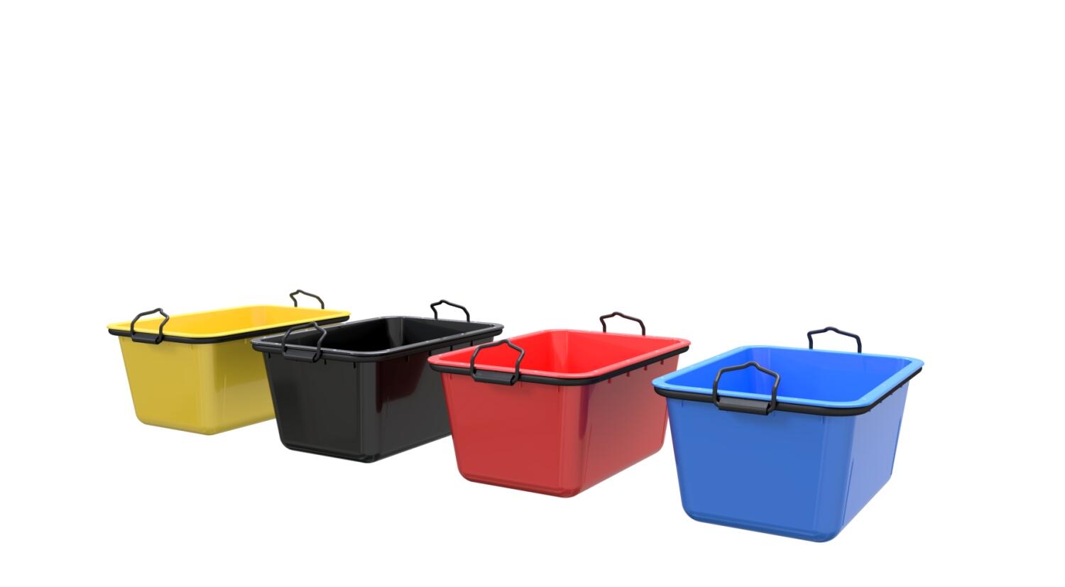 M&ouml;rtelwanne 200 Liter aus HDPE, kran- und stapelbar