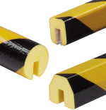 Profilschutz -Protect- Knuffi® aus PU, Länge 5000 mm (Rolle), gelb / schwarz, verschiedene Profile