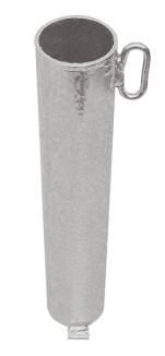 Bodenhülse Ø 60 mm, vorgerüstet für Vorhängeschloss