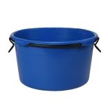 Mörtel-Kübel 'Blau' 90 L aus Spezialkunststoff, mit umlaufendem Rahmen und Kranösen, GS-geprüft