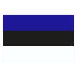Länderflagge Estland, Querformat, verschiedene Größen, 110 g/m² oder 160 g/m²