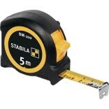 STABILA Taschenrollbandmaß BM 100, 3m/5m/8m, EG II, ABS/TPE, Metall-Clip, Gürtelclip, analog