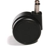 TOPSTAR Rollen für Bürodrehstuhl, 5 Stk, für weiche Böden, Ø 55mm, Stift 25mm oder 10mm