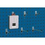 BOTT Haken für Lochplatten, verzinkt, Ø 6 mm, 5 Stück, Tiefen 25, 50, 75, 100, 150 mm