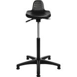 Stehhilfe mit Integralschaum-Sitz, höhenverstellbar 550-810 mm, schwarz, TOPSTAR