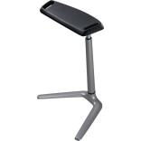 Stehhilfe Aluminium silber, Sitzhöhe 620-850mm, Komfort-Sitz aus Soft-Touch-Integralschaum