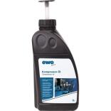 Kompressorenöl 1l EWO, Luftverdichteröl für Kolbenkompressoren, Mineralölbasis, mit Einfüllschlauch