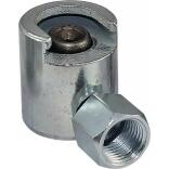 Schiebekupplung M10x1, seitl. M1 Ø 16mm, für Flachkopfschmiernippel, SAMOA HALLBAUER