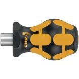 Bithandhalter 811/1 Stubby ESD, 1/4 Zoll, Abrollschutz, 54 mm, WERA, für elektrostatisches Arbeiten