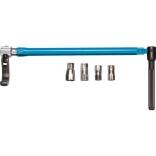 GEDORE Standhahnmutternschlüssel 260mm, SW bis 36mm, für Einhebelmischbatterien, schwenkbar