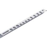 ALFER ELEMENT SYSTEM Werkzeughalter-Leiste 360mm, weiß, 1 Haken, für Stahllochplatten 11400