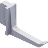 Werkzeughalter 40mm, Kunststoff, weiß, 10 Stück, für Stahllochplatten 11400, ALFER ELEMENT SYSTEM