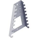 ALFER ELEMENT SYSTEM Werkzeughalter, weiß, für 8 Schraubenschlüssel, verbaubar mit Stahllochplatten