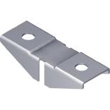 ALFER ELEMENT SYSTEM Aufsteckhalter 11612, vernickelt, 12 Stück, für Holzböden oder Glasböden