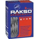 Spänematte grob RAKSO, ideal für Beton, Holz, Metall, Stein, Packung à 2 Stück, sehr gut geeignet