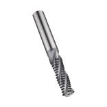 Gewindefräser D.4.5-12mm M6-16 Steig.1-2mm HM Alcrona Pro m.IK DORMER, 4-3 Schneiden