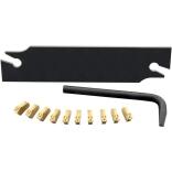 Wendeschneidplatten-Set ISO KITXLCFN-26-3-T8330 oder KITXLCFN-32-3-T8330, PRAMET, Fräserdesign B